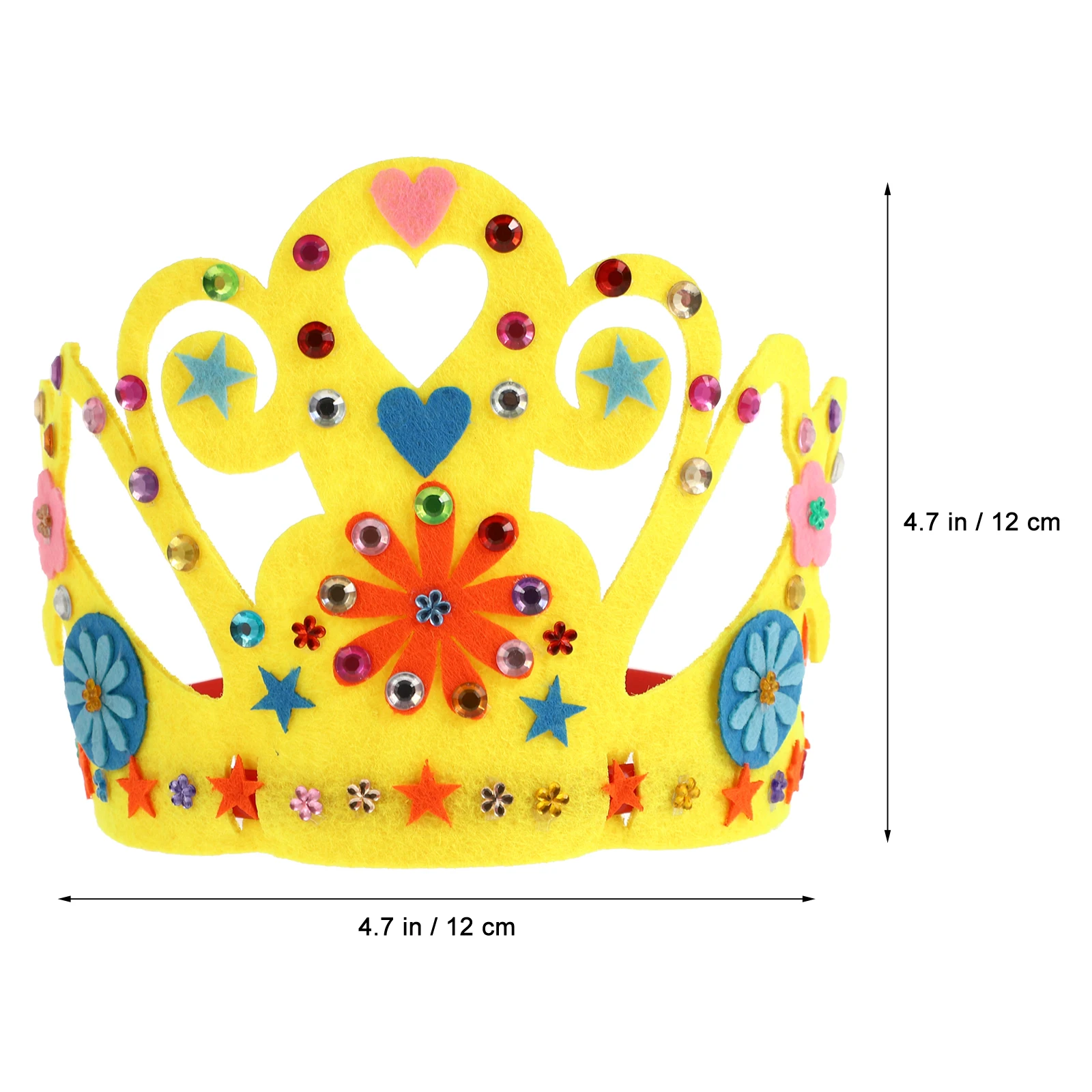 8pcs Diy Crown Materials Craft -Friendly Nonwoven Fabric Hair Hoop Educational Handmade Headdress For Kids
8pcs Diy Crown Materials Craft -Friendly Nonwoven Fabric Hair Hoop Educational Handmade Headdress For Kids