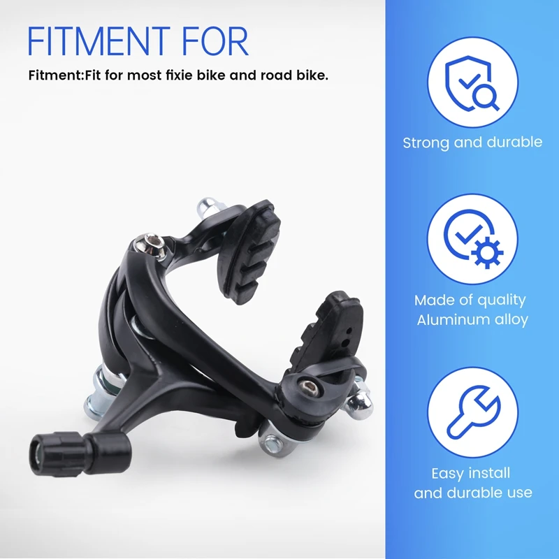 ZXC-ryRear Fixie Road Bike Cruiser Brake Set Bike Brake Kit Bike Caliper Brake Kit Side Pull Brake Set For Most Fixie Bike
ZXC-ryRear Fixie Road Bike Cruiser Brake Set Bike Brake Kit Bike Caliper Brake Kit Side Pull Brake Set For Most Fixie Bike