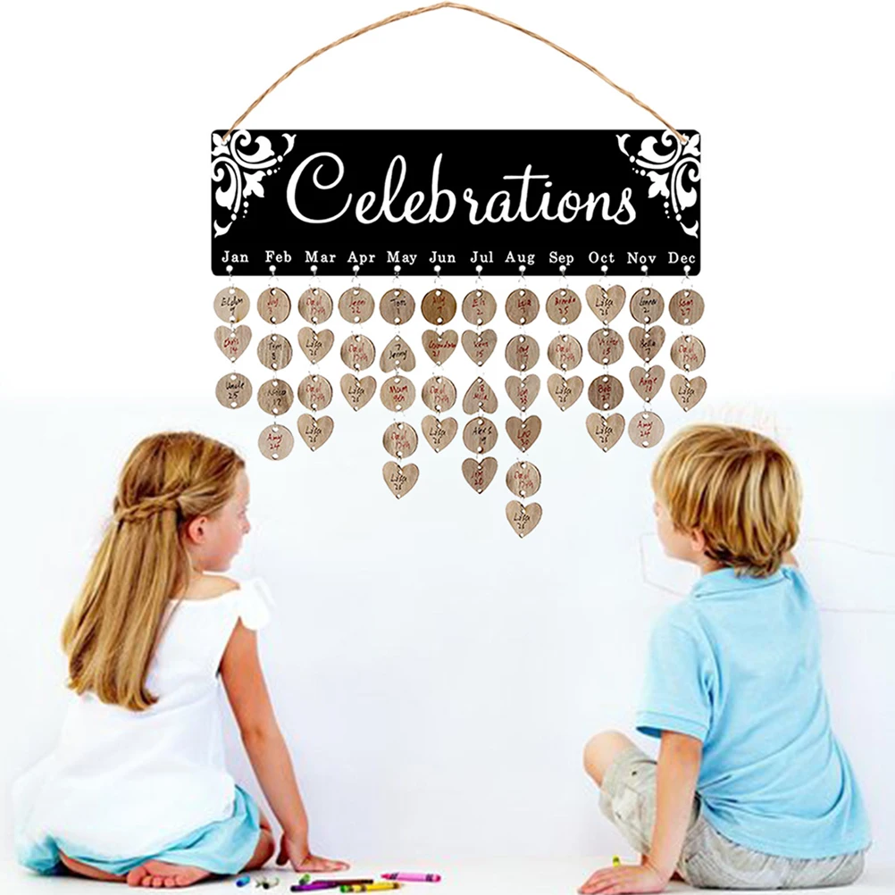 1 Set Wooden Reminder Board Birthday Calendar Wall Hanging Family Wall Calendar 2023 Christmas Wedding Home Decor Tags Included
1 Set Wooden Reminder Board Birthday Calendar Wall Hanging Family Wall Calendar 2023 Christmas Wedding Home Decor Tags Included