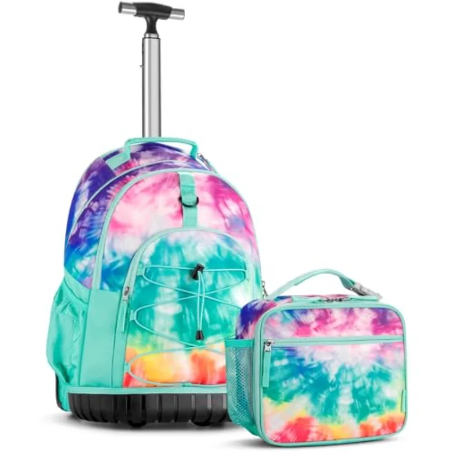 Rolling Backpack for Girls, 18 Inch Roller Backpack for Middle School Bookbag with Wheels for Teen Girl, Rolling Backpacks for
Rolling Backpack for Girls, 18 Inch Roller Backpack for Middle School Bookbag with Wheels for Teen Girl, Rolling Backpacks for