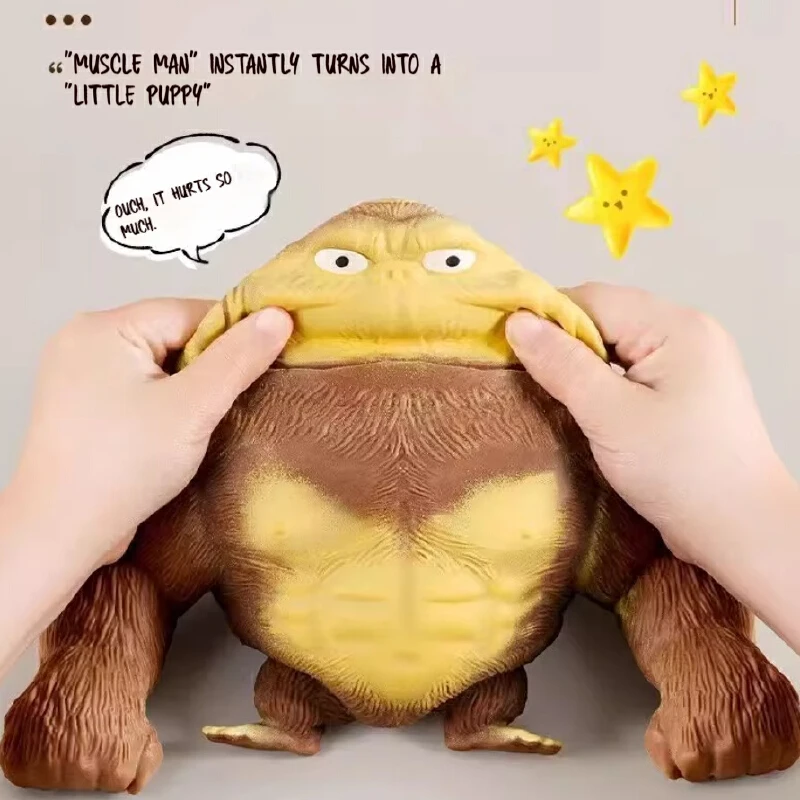 Новая игрушка-горилла, забавные игрушки для снятия стресса, игрушки для взрослых, сенсорные игрушки для снятия стресса, резиновая растяжка и сжимающая горилла, подарок для детей
Новая игрушка-горилла, забавные игрушки для снятия стресса, игрушки для взрослых, сенсорные игрушки для снятия стресса, резиновая растяжка и сжимающая горилла, подарок для детей