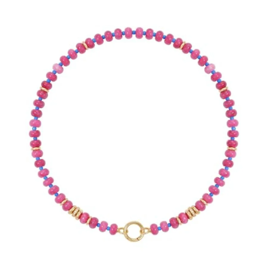 KissYan Beaded Necklaces for Women, Handmade Natural Stone Boho Choker with 14K Gold Plated Clasp Summer Beach Jewelry Gift
KissYan Beaded Necklaces for Women, Handmade Natural Stone Boho Choker with 14K Gold Plated Clasp Summer Beach Jewelry Gift