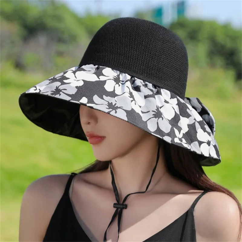 Women's Spring Korean Style Hat with Big Head Printed Sunshade, Large Brim Summer Sunscreen Hat for Cycling
Women's Spring Korean Style Hat with Big Head Printed Sunshade, Large Brim Summer Sunscreen Hat for Cycling