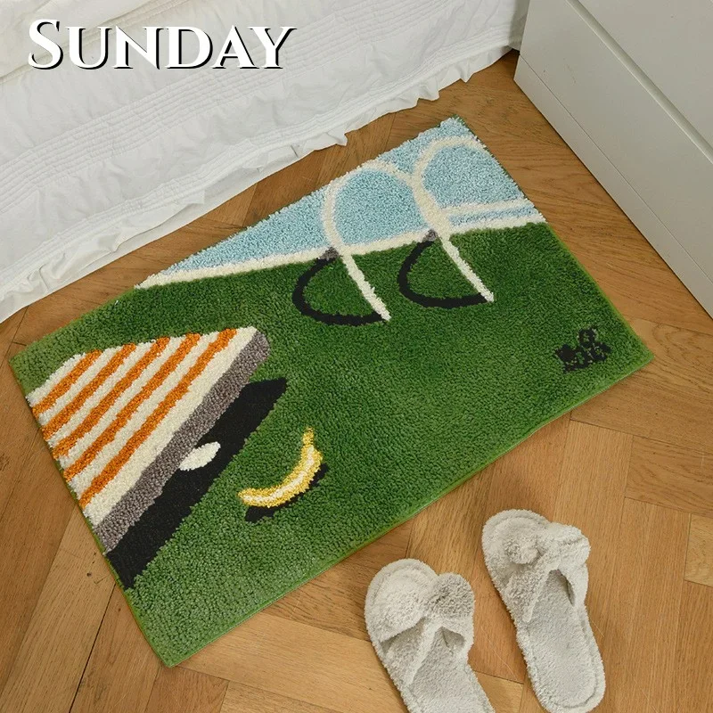 Swimming Pool Pattern Door Mat Soft Tufted Bedroom Bedside Carpet Home Decoration Area Rug Korean Style Cartoon Kitchen Bath Mat
Swimming Pool Pattern Door Mat Soft Tufted Bedroom Bedside Carpet Home Decoration Area Rug Korean Style Cartoon Kitchen Bath Mat