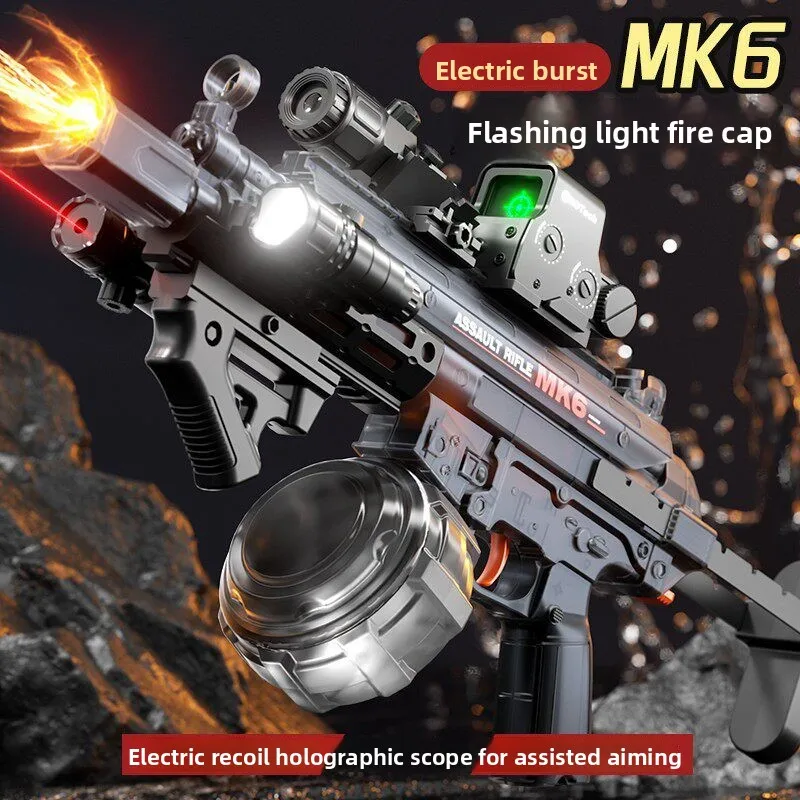 62cm Electric MK6 Model Water Gun Toy Upgraded Two Batteries Automatic Water Pistol Spray Pistol Blaster Toy for Boys Adult Gift
62cm Electric MK6 Model Water Gun Toy Upgraded Two Batteries Automatic Water Pistol Spray Pistol Blaster Toy for Boys Adult Gift