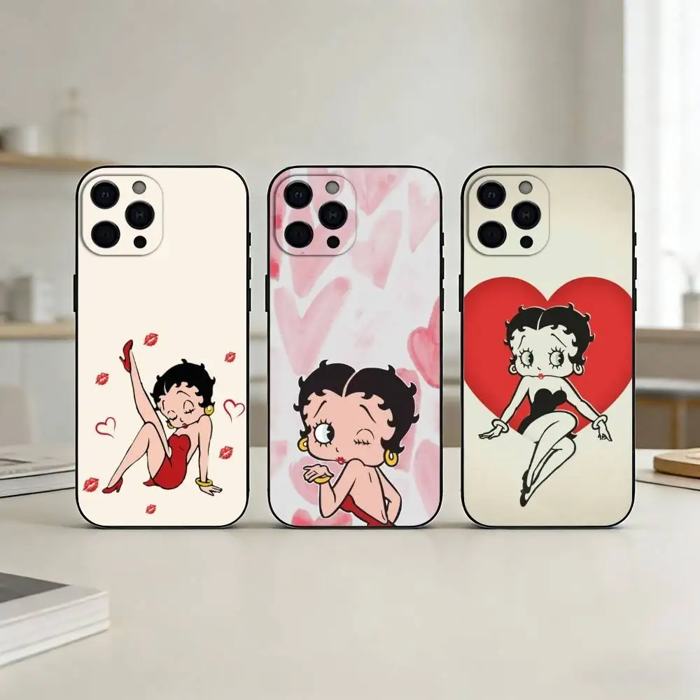 Betty HOT Boop Phone Case For iPhone 17,16,15,14,13,12,11 Plus,Pro Max,SE4Soft Silicone Black Cover
Betty HOT Boop Phone Case For iPhone 17,16,15,14,13,12,11 Plus,Pro Max,SE4Soft Silicone Black Cover