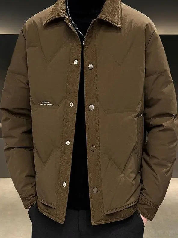 Recommended Lightweight down Jaet White Du Feather Collar Men's Warmth Outerwear Casual Sle Zipper Decoration Long Sve
Recommended Lightweight down Jaet White Du Feather Collar Men's Warmth Outerwear Casual Sle Zipper Decoration Long Sve