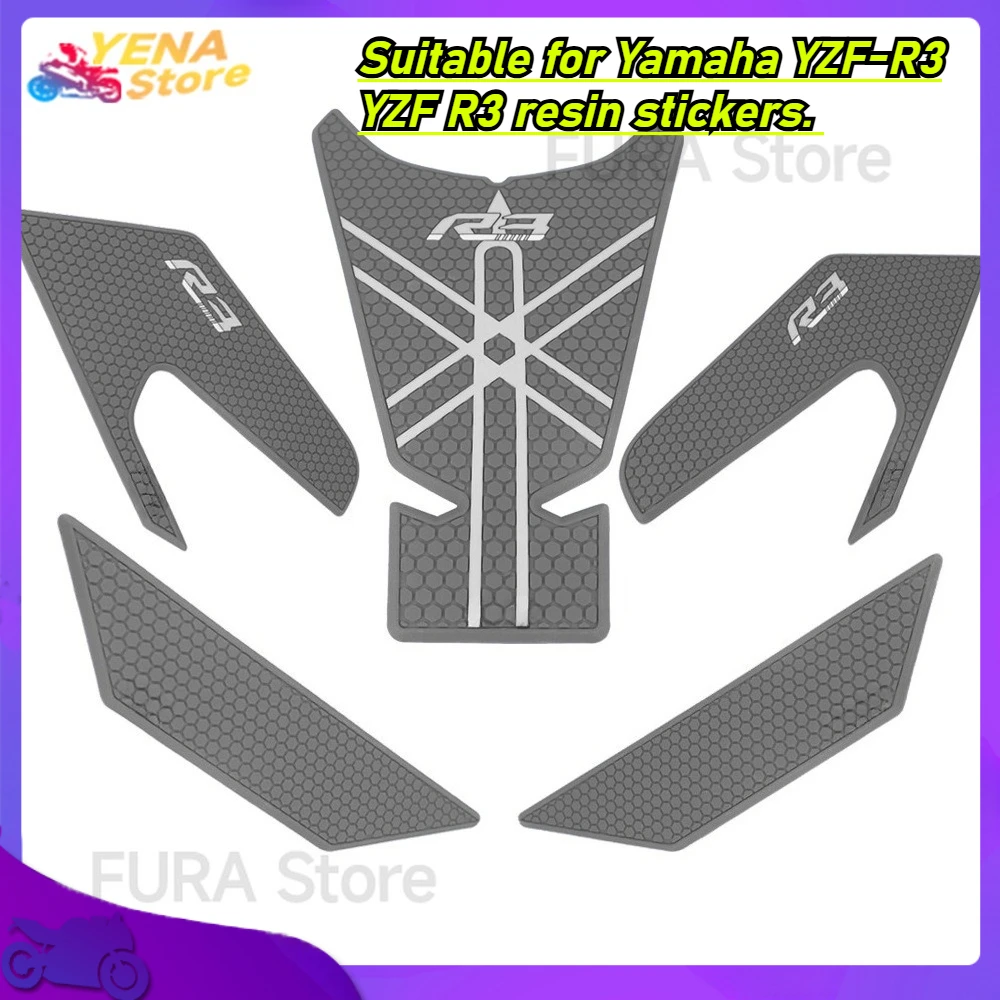 Motorcycle protective pads with new decorative stickers are suitable for Yamaha YZF-R3 YZF R3 resin stickers.
Motorcycle protective pads with new decorative stickers are suitable for Yamaha YZF-R3 YZF R3 resin stickers.