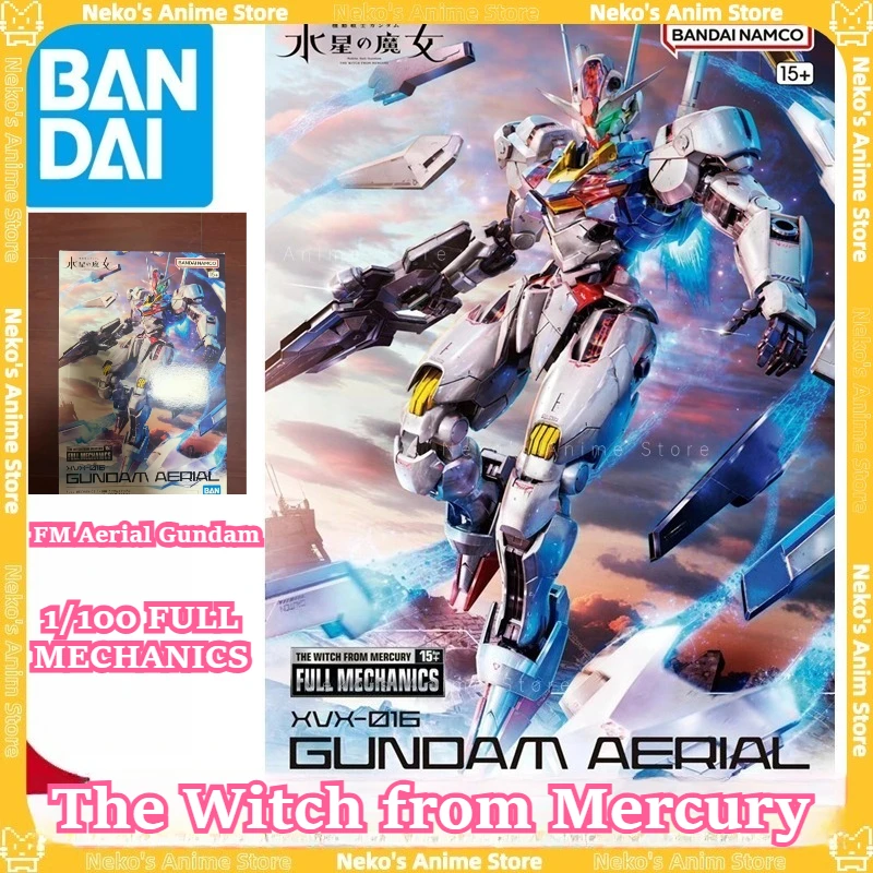 BANDAI【In Stock】1/100 FULL MECHANICS The Witch From Mercury FM Aerial Gundam Model Kit Anim Desktop Doll Collectibles Gift
BANDAI【In Stock】1/100 FULL MECHANICS The Witch From Mercury FM Aerial Gundam Model Kit Anim Desktop Doll Collectibles Gift