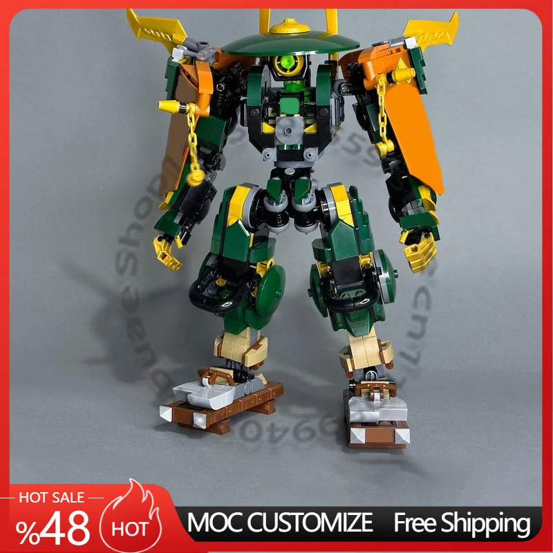 684 PCS Customize Master Warrior Mech Modification MOC Customize Modular Building Block Educational DIY Boys Festival Toy Gift
684 PCS Customize Master Warrior Mech Modification MOC Customize Modular Building Block Educational DIY Boys Festival Toy Gift