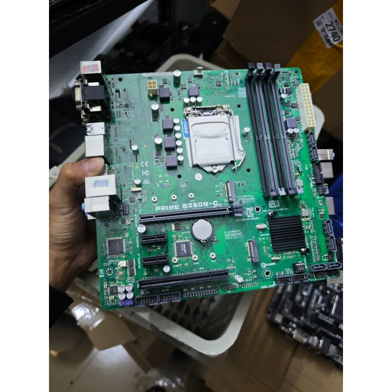 Used mATX Motherboard for ASUS PRIME B250M-C LGA1151 B250 DDR4 M.2
Used mATX Motherboard for ASUS PRIME B250M-C LGA1151 B250 DDR4 M.2
