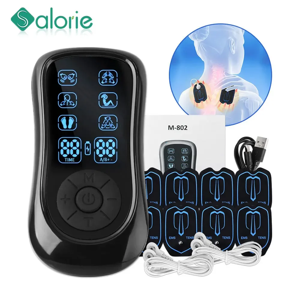 Electric Tens Unit Machine Pulse Massager Muscle Stimulator Therapy Pain Relief Digital Massage Rechargeable Body Massage Device
Electric Tens Unit Machine Pulse Massager Muscle Stimulator Therapy Pain Relief Digital Massage Rechargeable Body Massage Device