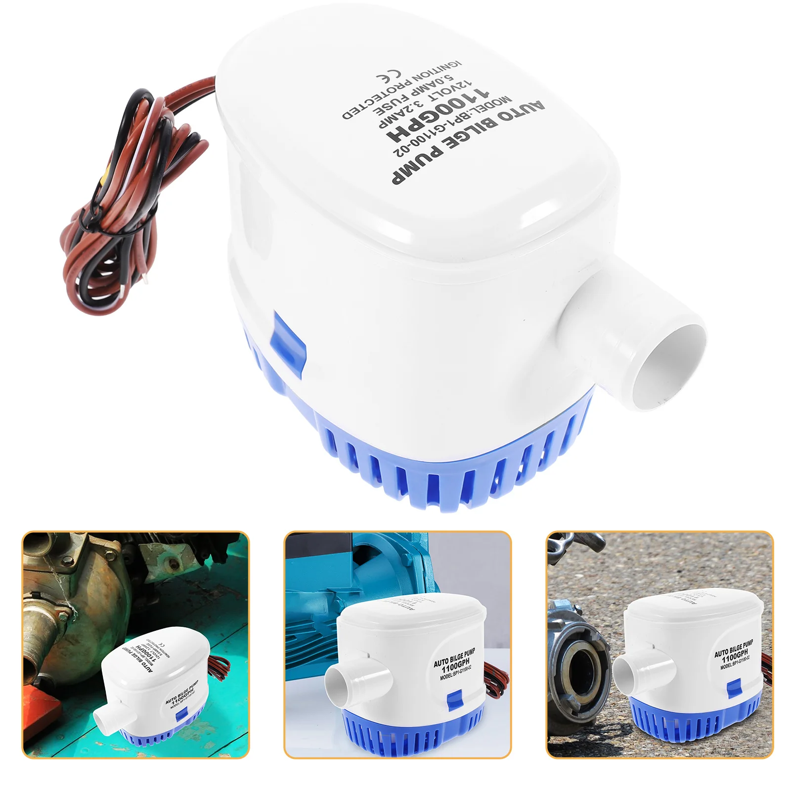 12V Automatic Automatic Boat Auto Bilge Bilge Water Pump Water Pump Marine Boat Fishing Camping Blue
12V Automatic Automatic Boat Auto Bilge Bilge Water Pump Water Pump Marine Boat Fishing Camping Blue