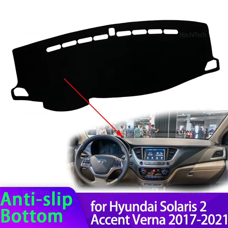 Car Dashboard Cover Dash Board Mat for Hyundai Solaris 2 Accent Verna 2017-2021 Sunshade Protect Cushion Non-slip Accessories
Car Dashboard Cover Dash Board Mat for Hyundai Solaris 2 Accent Verna 2017-2021 Sunshade Protect Cushion Non-slip Accessories
