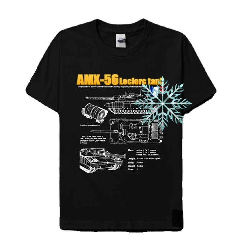 French Army Amx56 Leclere Main Battle Tank Printed T-Shirt Men's Summer Cotton Short Sleeve O-Neck T Shirt New S-3XL
French Army Amx56 Leclere Main Battle Tank Printed T-Shirt Men's Summer Cotton Short Sleeve O-Neck T Shirt New S-3XL