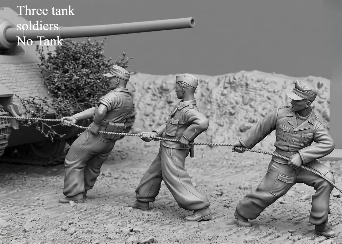 1/35 Scale High-quality Resin Model Kit, Historical Military Hobby Miniature Panzer Crewman 3Figs, Unassembled Unpainted Diorama
1/35 Scale High-quality Resin Model Kit, Historical Military Hobby Miniature Panzer Crewman 3Figs, Unassembled Unpainted Diorama
