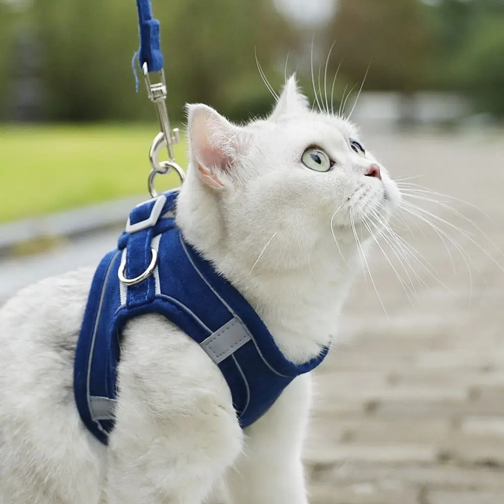 Cat Supplies Reflective Pet Chest Strap Breathable No Pull Cat Harness Vest Anti Escape Adjustable Dog Leash Set Kitten
Cat Supplies Reflective Pet Chest Strap Breathable No Pull Cat Harness Vest Anti Escape Adjustable Dog Leash Set Kitten