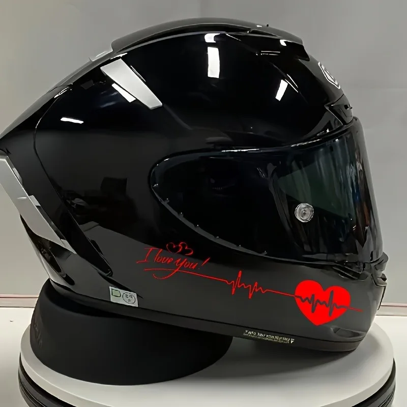 2 Pieces I Love You Heartbeat Heart Pattern Waterproof Stickers Decor For Moto Helmet Auto Window
2 Pieces I Love You Heartbeat Heart Pattern Waterproof Stickers Decor For Moto Helmet Auto Window
