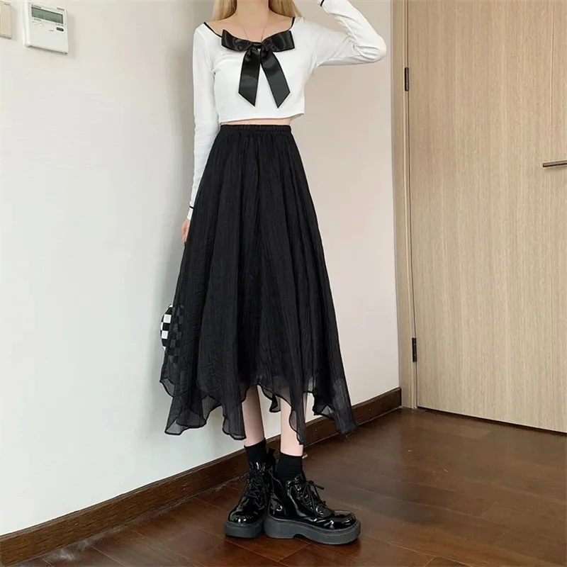 Gentle Department Mesh A-line Half Body Skirt Long Spring Autumn Winter Skirt Women High Waist Slim Fairy Soft Lace
Gentle Department Mesh A-line Half Body Skirt Long Spring Autumn Winter Skirt Women High Waist Slim Fairy Soft Lace