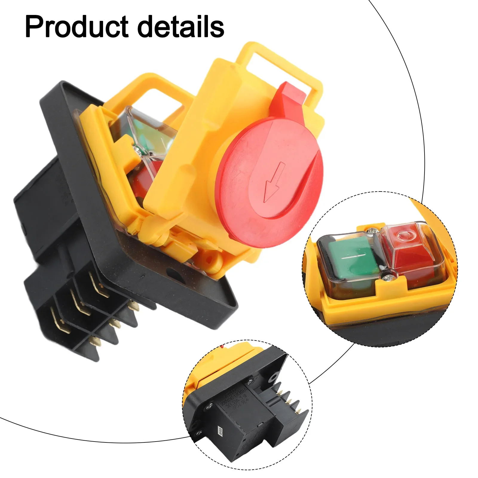 Industrial Pushbutton Switch With 6 Pins Waterproof Electromagnetic Design For KJD22 Perfect For Lathe Machines And Drills
Industrial Pushbutton Switch With 6 Pins Waterproof Electromagnetic Design For KJD22 Perfect For Lathe Machines And Drills