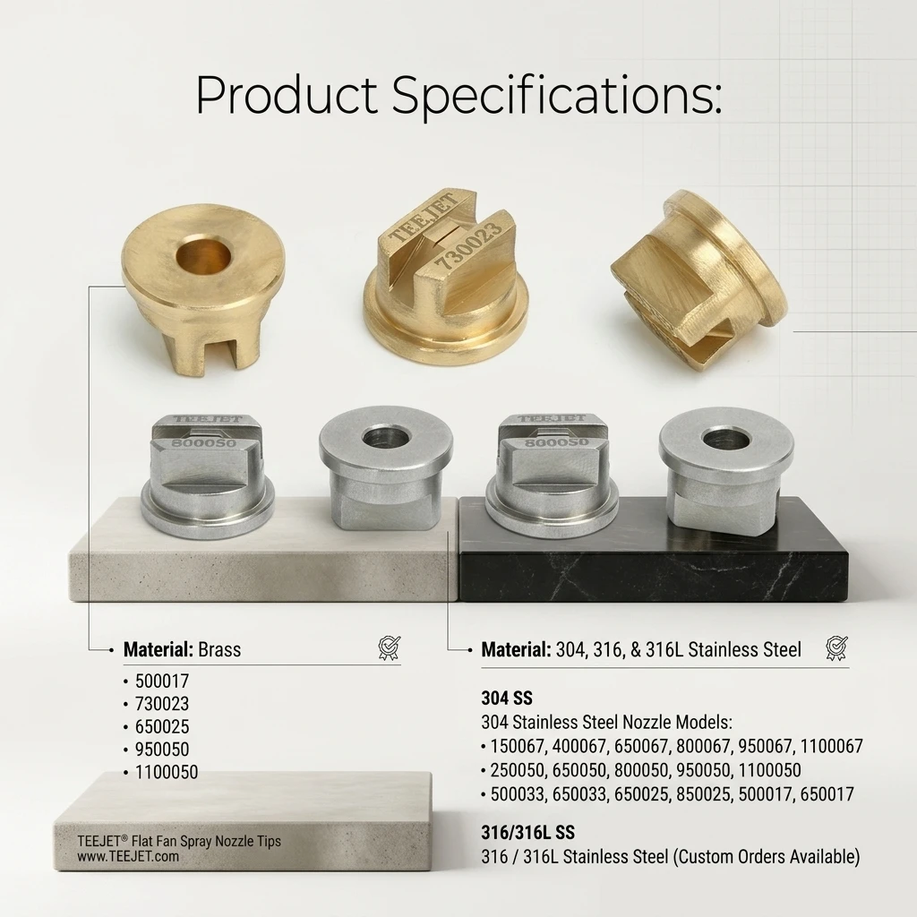 800067/650050/650033/650017/800050 TP Flat Fan Spray Jet Nozzle, Stainless Steel Small Flow Rate Spray Nozzle Tip, Brass TPU Tip
800067/650050/650033/650017/800050 TP Flat Fan Spray Jet Nozzle, Stainless Steel Small Flow Rate Spray Nozzle Tip, Brass TPU Tip