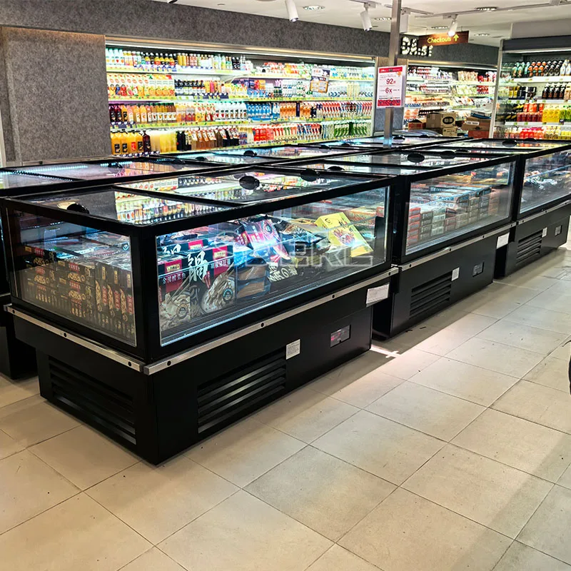 FOODLINE Customized Supermarket Open Display Refrigerator Showcase Cabinet Island Freezer Commercial Grade Retail Equipment
FOODLINE Customized Supermarket Open Display Refrigerator Showcase Cabinet Island Freezer Commercial Grade Retail Equipment