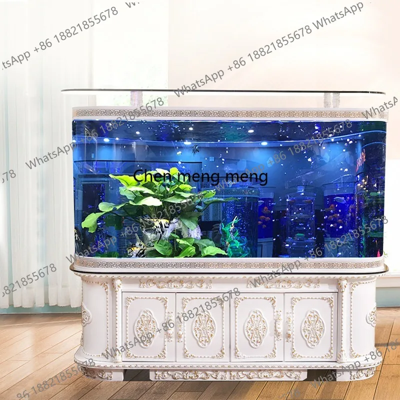 Living room large household floor-to-ceiling small self-circulating lazy water-free bottom filter ecological goldfish tank
Living room large household floor-to-ceiling small self-circulating lazy water-free bottom filter ecological goldfish tank