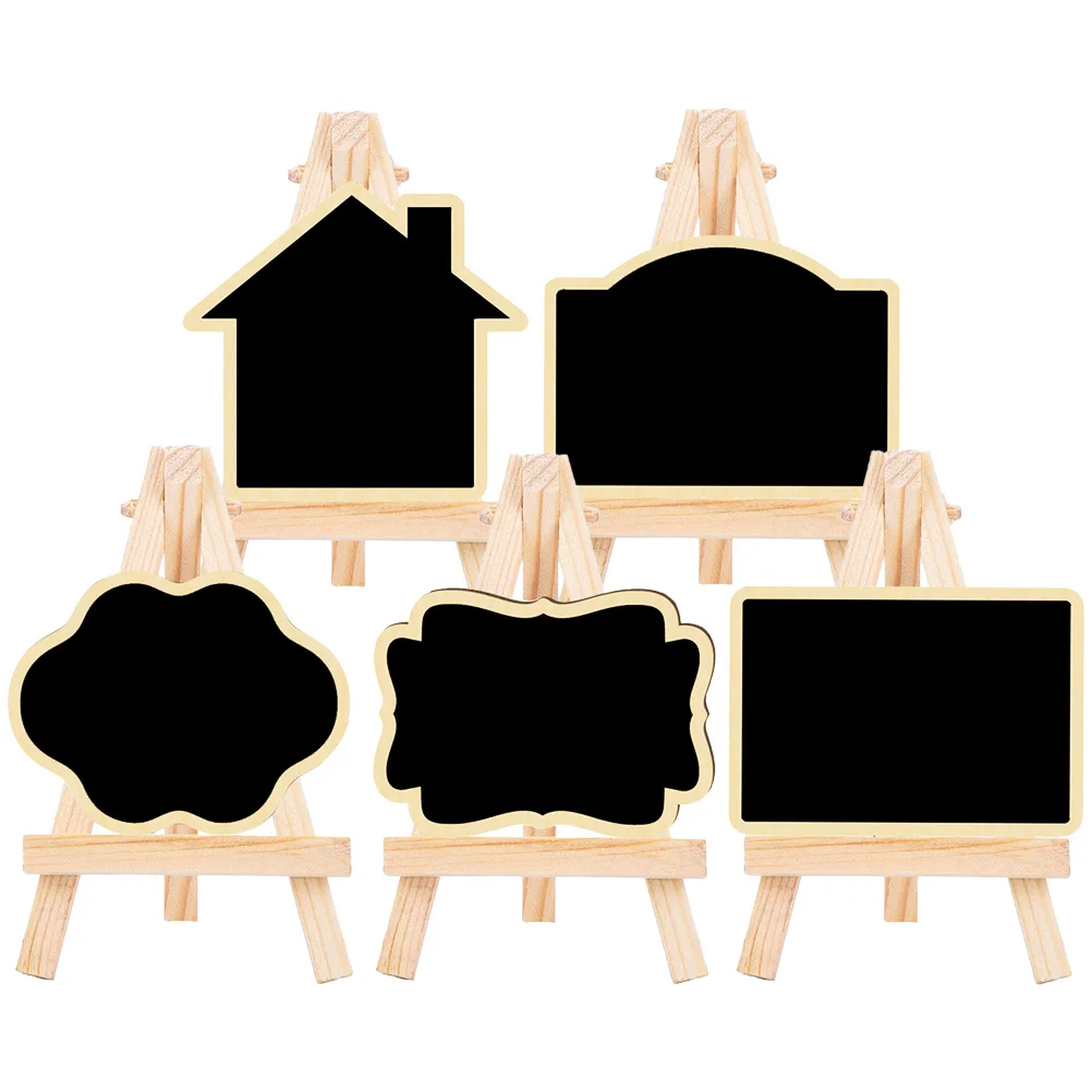 5Pcs Small Chalkboards Wooden Message Memo Boards Tripod Desktop Blackboard Signs for Multi Function Menu Table Display
5Pcs Small Chalkboards Wooden Message Memo Boards Tripod Desktop Blackboard Signs for Multi Function Menu Table Display