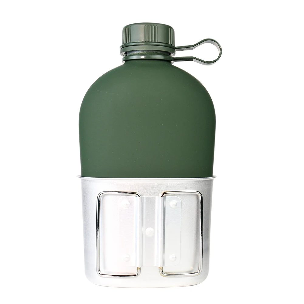 Military Canteen Cup for Camping, Outdoor Military Water Bottle Set,Aluminum Kettle,Wine Pot,Flagon for Camp,Picnic Drinkware,1L
Military Canteen Cup for Camping, Outdoor Military Water Bottle Set,Aluminum Kettle,Wine Pot,Flagon for Camp,Picnic Drinkware,1L