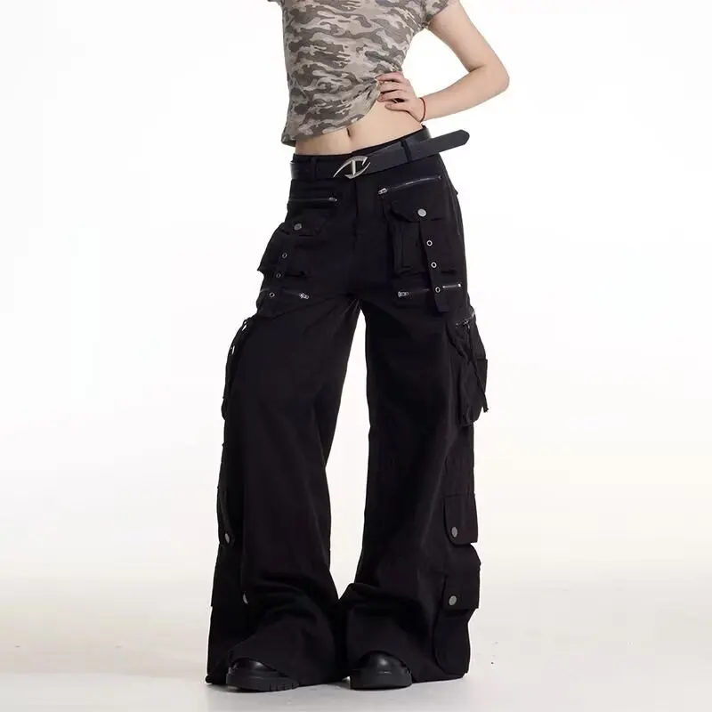 2024 уличная одежда с несколькими карманами Y2K, мешковатые джинсы-карго с несколькими карманами, женские винтажные брюки 90-х годов, широкие женские брюки в стиле панк
2024 уличная одежда с несколькими карманами Y2K, мешковатые джинсы-карго с несколькими карманами, женские винтажные брюки 90-х годов, широкие женские брюки в стиле панк