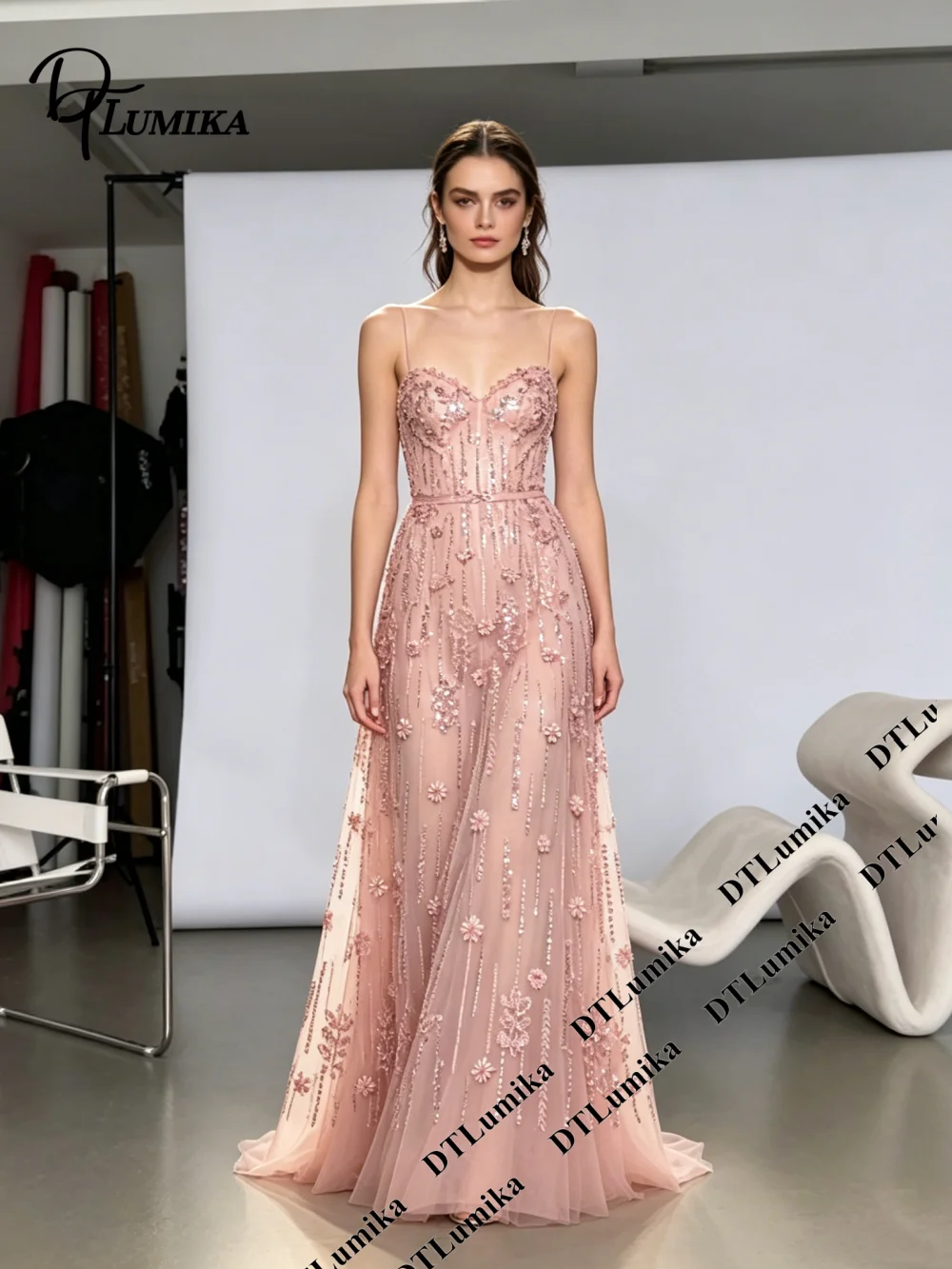 DTLumika Beaded Evening Gown Spaghetti Straps Tulle Customized Sweetheart Lace Long Prom Dress Formal Party Maxi Dress
DTLumika Beaded Evening Gown Spaghetti Straps Tulle Customized Sweetheart Lace Long Prom Dress Formal Party Maxi Dress