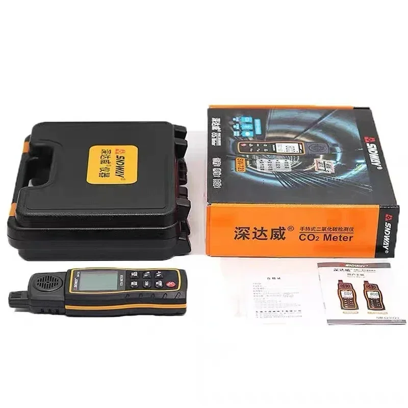 Best sellSNDWAY Digital CO2 METER SW-723 Carbon Dioxide Detector Handheld 0-9999PPM Industrial/Household 3In1 Tester Th
Best sellSNDWAY Digital CO2 METER SW-723 Carbon Dioxide Detector Handheld 0-9999PPM Industrial/Household 3In1 Tester Th