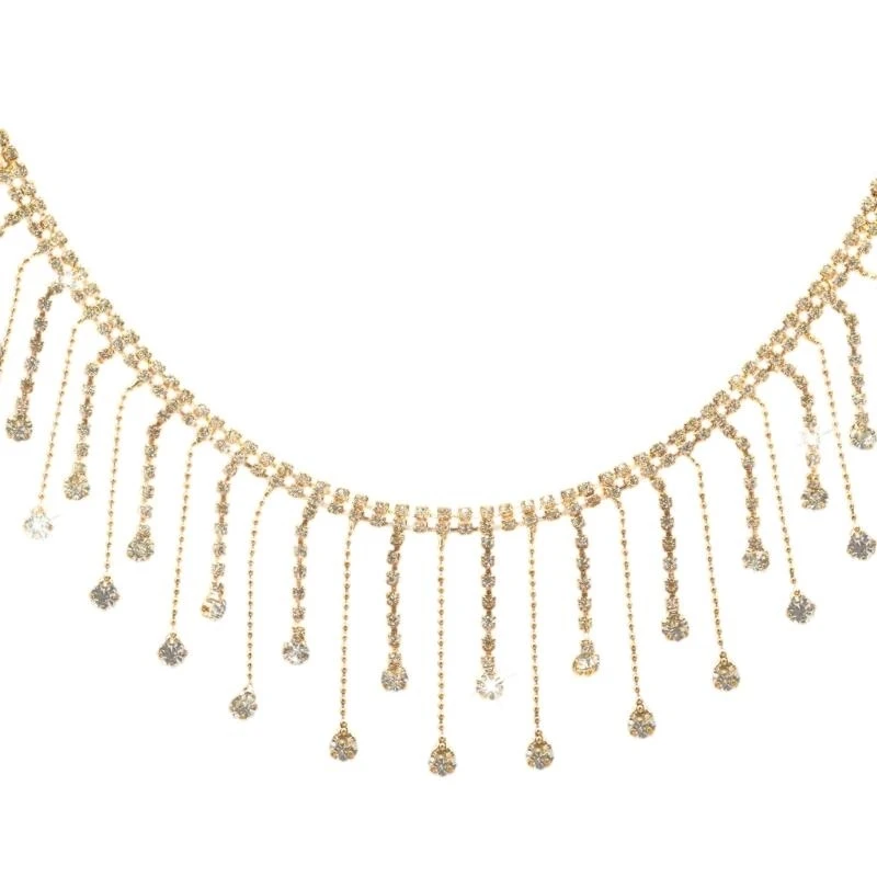 Shimmering Rhinestones Chain For Stylish Garment Accessory Dresses Decoration
Shimmering Rhinestones Chain For Stylish Garment Accessory Dresses Decoration