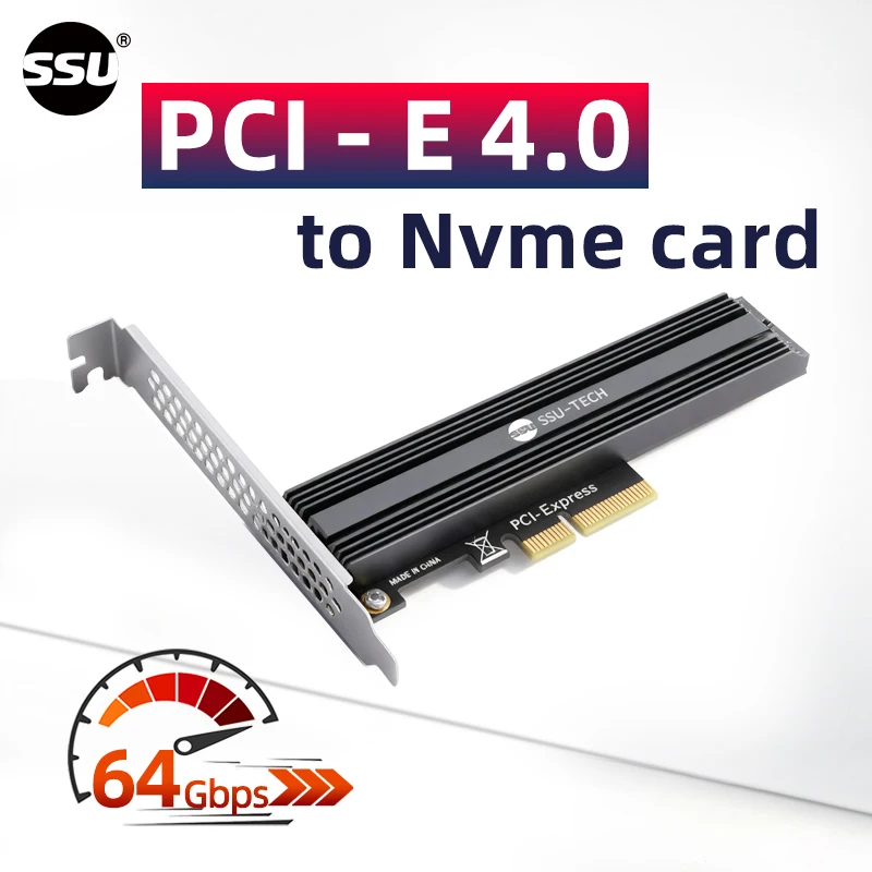 SSU настольный ПК M.2 NVMe SSD-адаптер PCIe 4.0, 64 Гбит/с, M-Key PCIe 4.0 X4, совместимый с PCI-E 4.0/3.0
SSU настольный ПК M.2 NVMe SSD-адаптер PCIe 4.0, 64 Гбит/с, M-Key PCIe 4.0 X4, совместимый с PCI-E 4.0/3.0