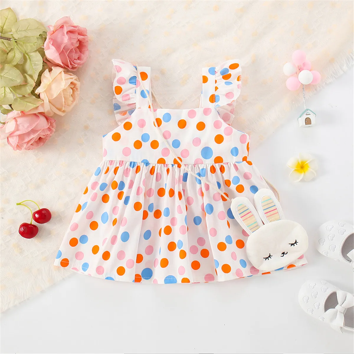 Baby Girl Dress Summer Cotton Polka Dot Small Fly Sleeve Girls Dresses Cute Casual Beach Baby Girl Clothing
Baby Girl Dress Summer Cotton Polka Dot Small Fly Sleeve Girls Dresses Cute Casual Beach Baby Girl Clothing