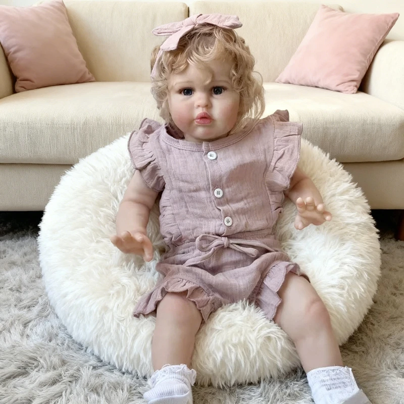 60cm High Quality Toddler Popular Girl Doll Soft Cuddle Body with Blonde Hair
60cm High Quality Toddler Popular Girl Doll Soft Cuddle Body with Blonde Hair