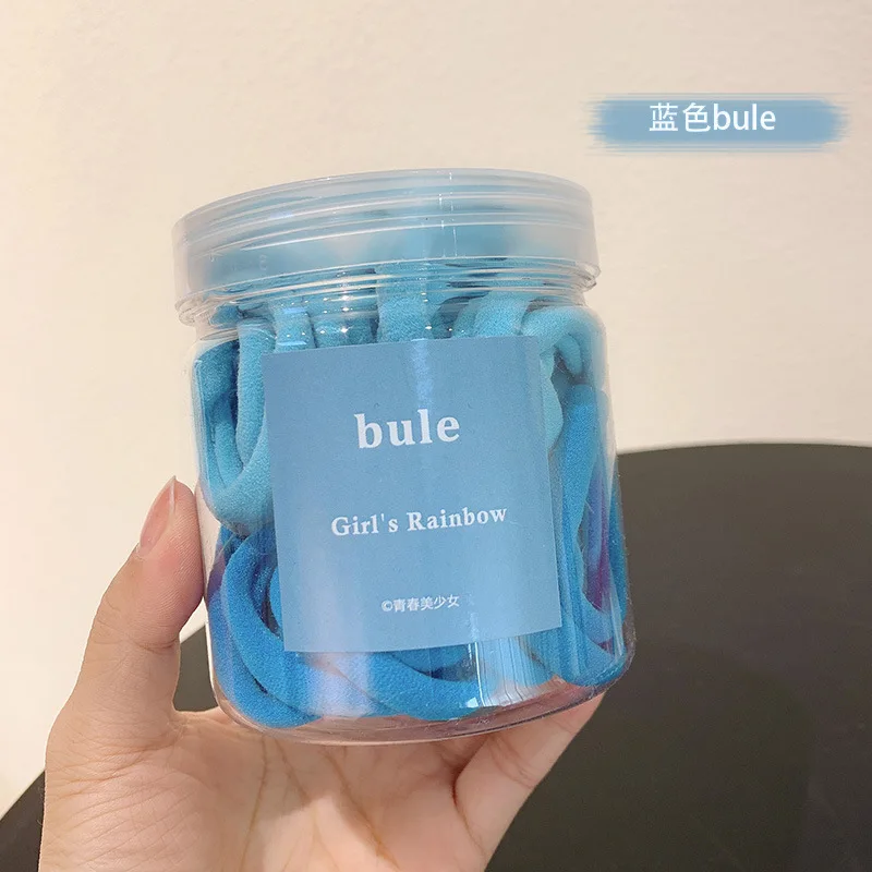 Korean Candy Color Hair Ropes 50 Pcs/Box Gradient Seamless Rings High Stretch Towel Rings for Girls Women Gift Set
Korean Candy Color Hair Ropes 50 Pcs/Box Gradient Seamless Rings High Stretch Towel Rings for Girls Women Gift Set