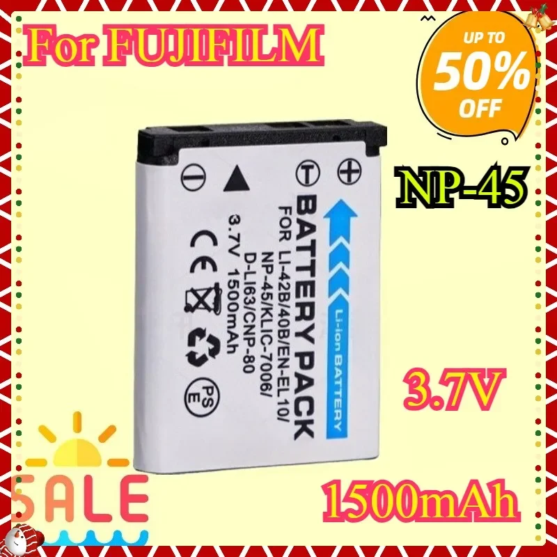 New Replacement NP-45 NP-45A NP45S Camera Battery For FUJIFILM Z10fd Z808EXR Z10 Z30 Z31 J10 J15 J15fd JV100 JV105 JV155 Camera 
New Replacement NP-45 NP-45A NP45S Camera Battery For FUJIFILM Z10fd Z808EXR Z10 Z30 Z31 J10 J15 J15fd JV100 JV105 JV155 Camera