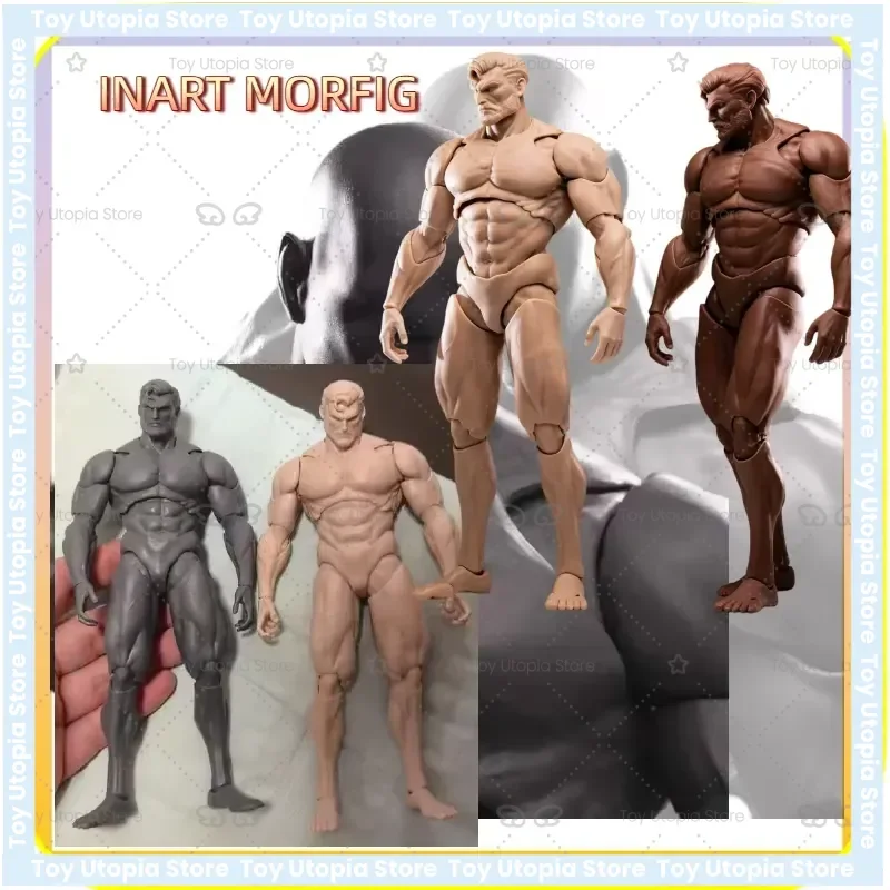 In Stock for INART MORFIG 1/12 Super Flexible Joint Strong Muscle Male Body Action Figure with White Yellow Black Skin for
In Stock for INART MORFIG 1/12 Super Flexible Joint Strong Muscle Male Body Action Figure with White Yellow Black Skin for