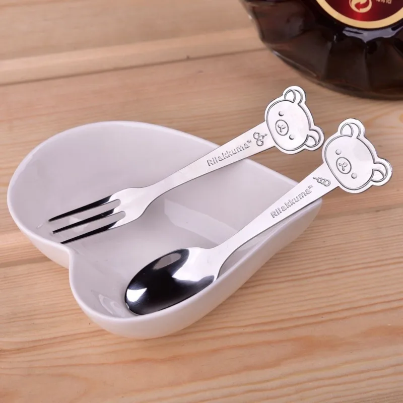 Rilakkuma Children's Flatware Set Stainless Steel Cartoon Spoon Fork Combo Gift For Home School Lunch Or Holiday Celebrations
Rilakkuma Children's Flatware Set Stainless Steel Cartoon Spoon Fork Combo Gift For Home School Lunch Or Holiday Celebrations