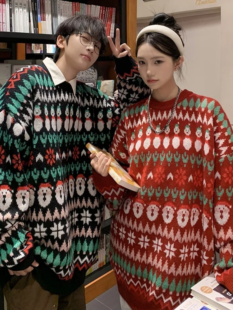 Мужской вязаный свитер свободного кроя с круглым вырезом, осенне-зимний, в американском ретро-стиле, уютный, для пар, шерстяной, Cisas
Мужской вязаный свитер свободного кроя с круглым вырезом, осенне-зимний, в американском ретро-стиле, уютный, для пар, шерстяной, Cisas