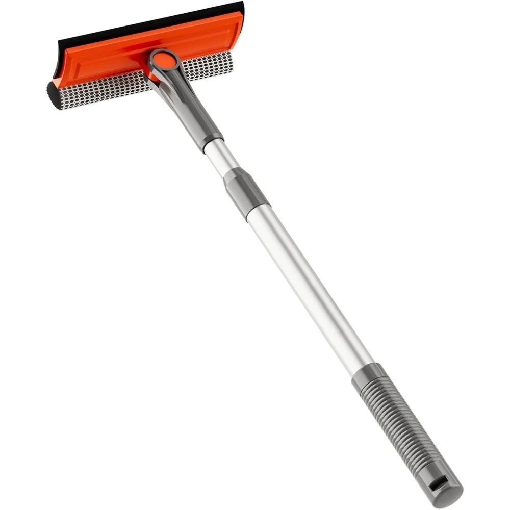 Professional 2in1 Rotatable Window Squeegee with Extension Pole for Shower Windshield
Professional 2in1 Rotatable Window Squeegee with Extension Pole for Shower Windshield