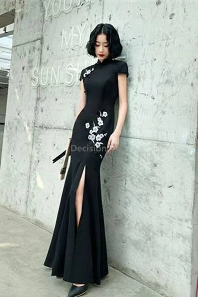 2025 fish tail cheongsam show stage performance qipao elegant chinese style improved waist cinching slim fitting party qipao
2025 fish tail cheongsam show stage performance qipao elegant chinese style improved waist cinching slim fitting party qipao