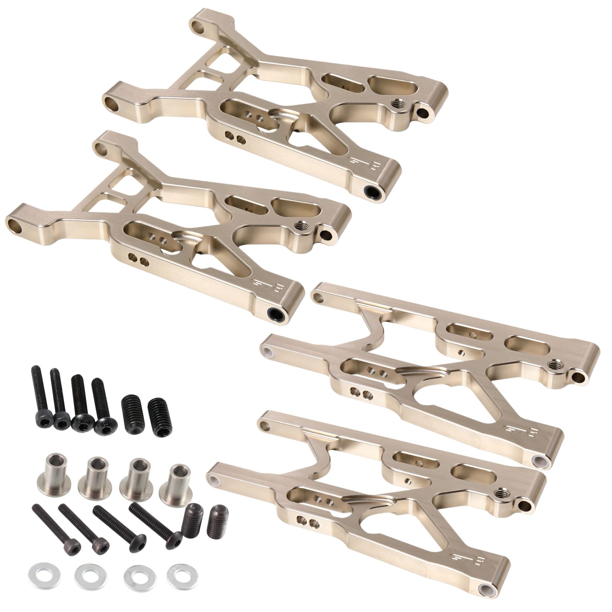 GTB CNC Aluminum Front Rear Suspension Arm for 1/5 RC Car Losi 5ive t / 5T 2.0 Upgrade Part
GTB CNC Aluminum Front Rear Suspension Arm for 1/5 RC Car Losi 5ive t / 5T 2.0 Upgrade Part