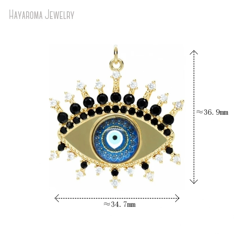 5Pcs Invisible Setting Jewelry Religious Evil Turkish Eye Gold Color Wholesale Copper Metal Cubic Zirconia Islam Pendant
5Pcs Invisible Setting Jewelry Religious Evil Turkish Eye Gold Color Wholesale Copper Metal Cubic Zirconia Islam Pendant