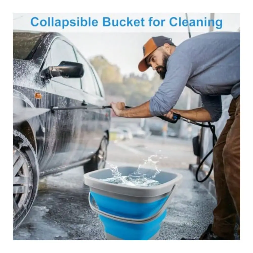 Gallon Collapsible Mop Bucket With Handle For Household Cleaning Portable Silicone Ice Bucket For Outdoor Camping Fishing Car W
Gallon Collapsible Mop Bucket With Handle For Household Cleaning Portable Silicone Ice Bucket For Outdoor Camping Fishing Car W