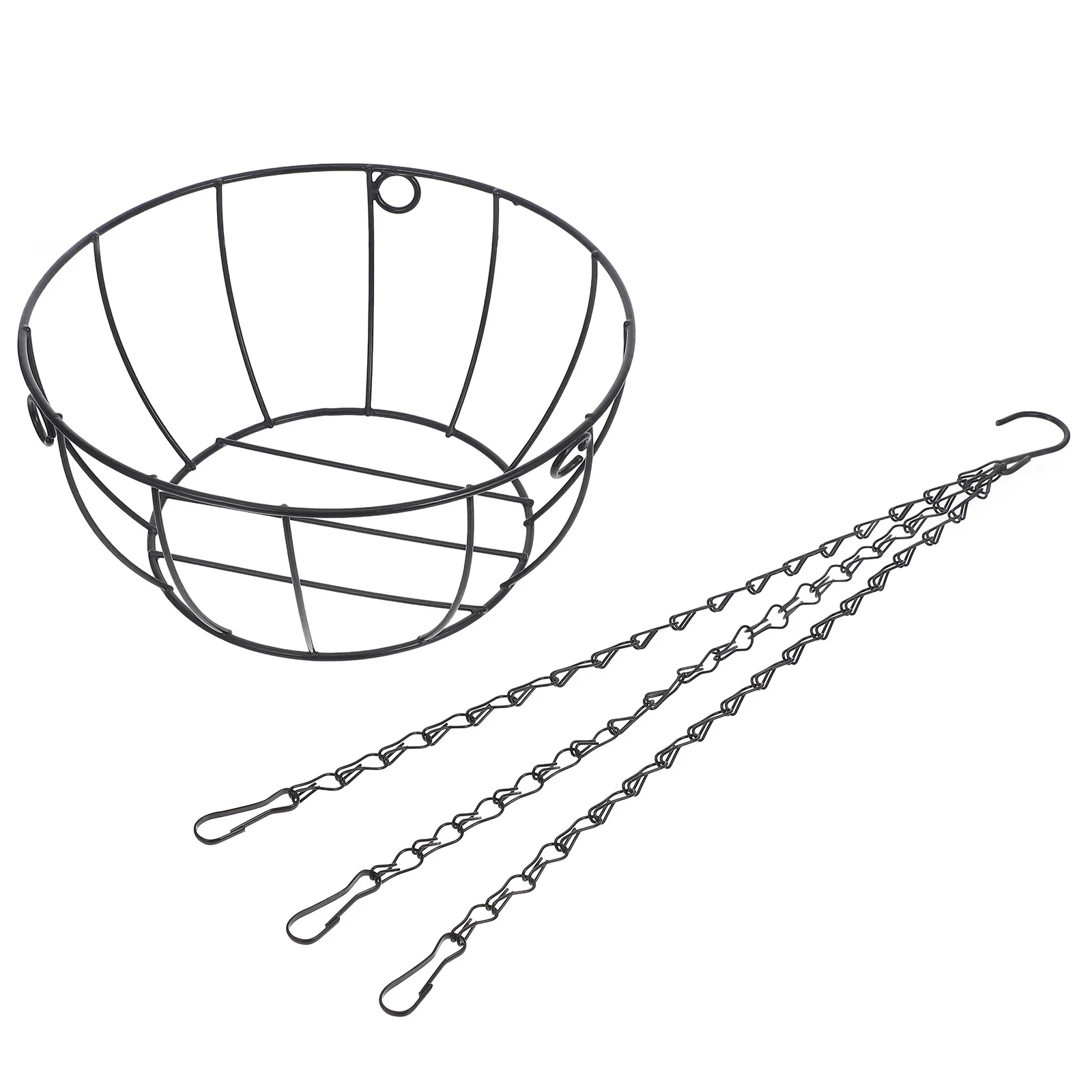 Weather Resistant Metal Hanging Planter Basket Chain Balcony Indoor Plants Round Wire Flower Pot Holder Outdoor Decor
Weather Resistant Metal Hanging Planter Basket Chain Balcony Indoor Plants Round Wire Flower Pot Holder Outdoor Decor