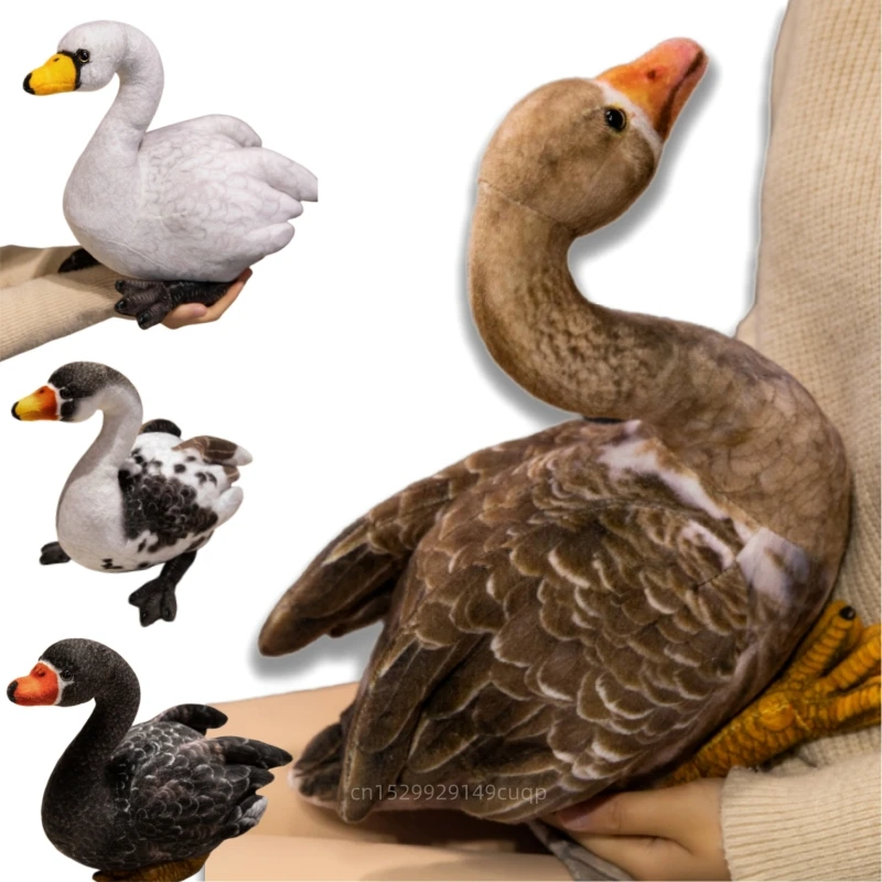 33cm Simulation Swan Plush Doll Cute White Black Brown Swan Duck Goose Stuffed Animal Home Decoration Gift For Children
33cm Simulation Swan Plush Doll Cute White Black Brown Swan Duck Goose Stuffed Animal Home Decoration Gift For Children