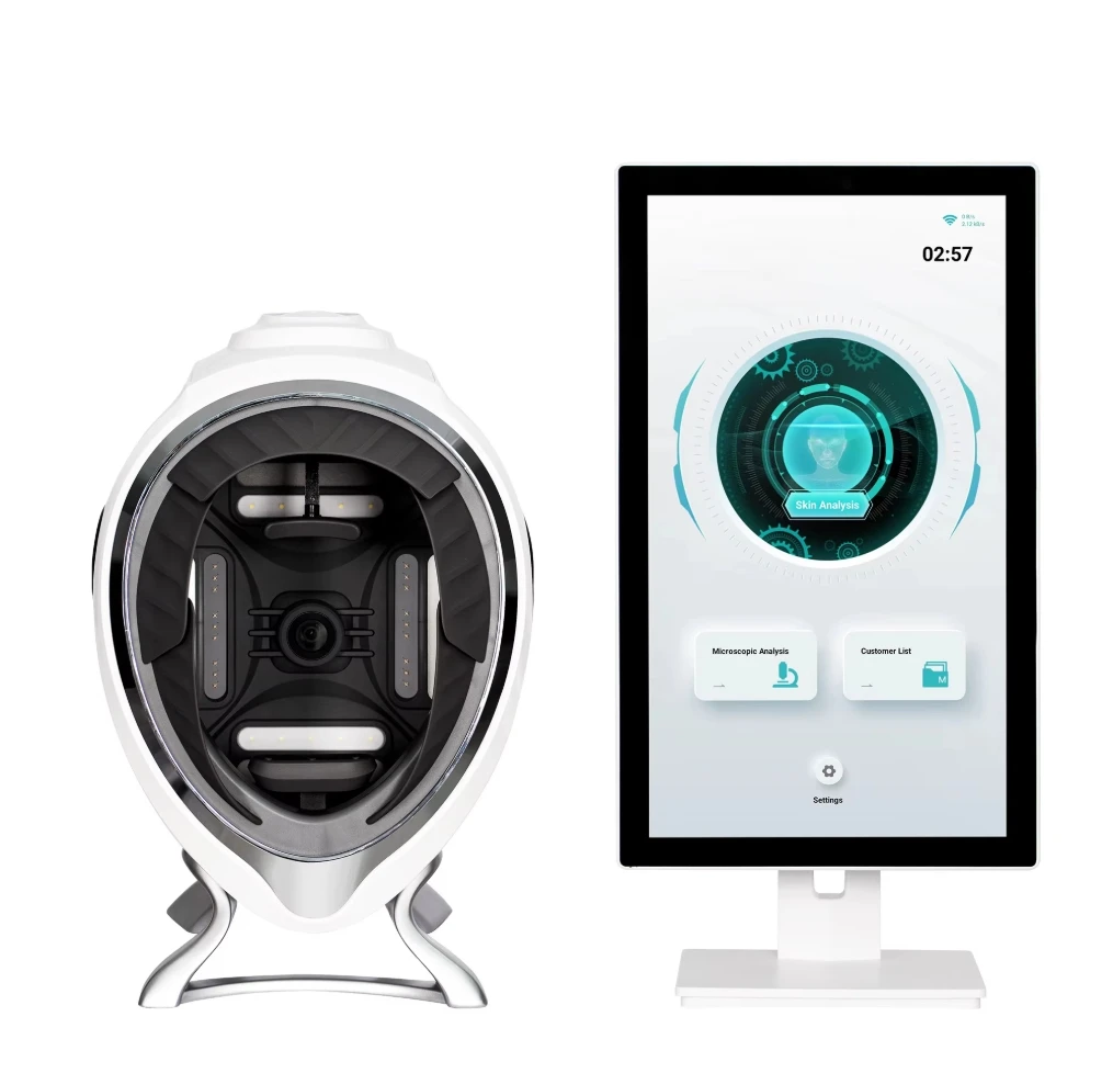Comprehensive Skin Analysis 3D AI Facial Skin Analyzer Detection Skin Problem Diagnosis 8 Spectrum Professional Analysis
Comprehensive Skin Analysis 3D AI Facial Skin Analyzer Detection Skin Problem Diagnosis 8 Spectrum Professional Analysis