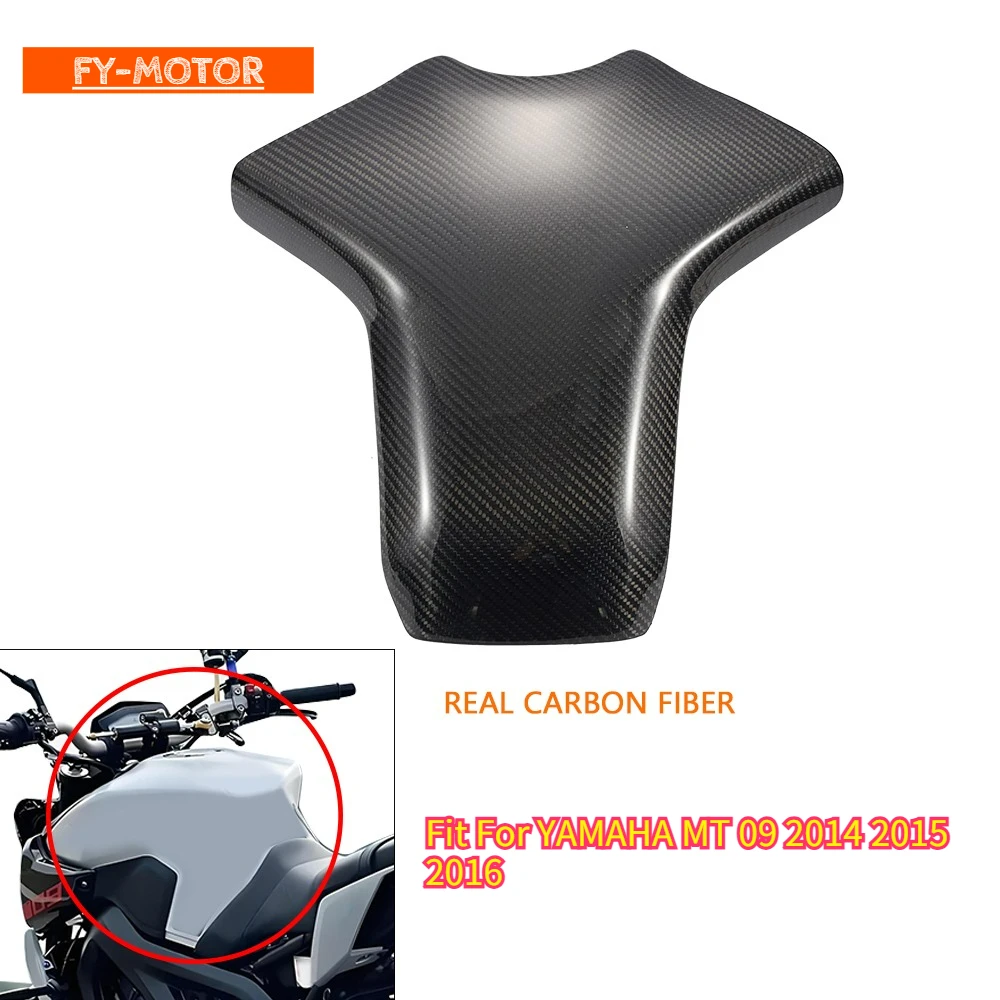 Carbon Fibre Fuel Tank Shelter Protector Cover for YAMAHA MT-09 2014-2016, Motorcycle Tank Guard
Carbon Fibre Fuel Tank Shelter Protector Cover for YAMAHA MT-09 2014-2016, Motorcycle Tank Guard